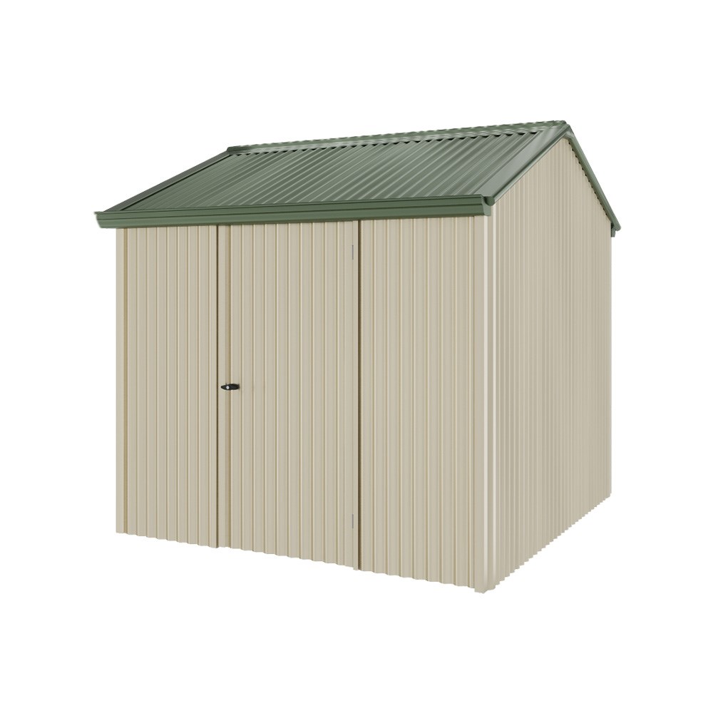 Handi-Heritage Shed H1 2.54X2.52 Roof:Rivergum Wall:Merino Front/Rear Single Door