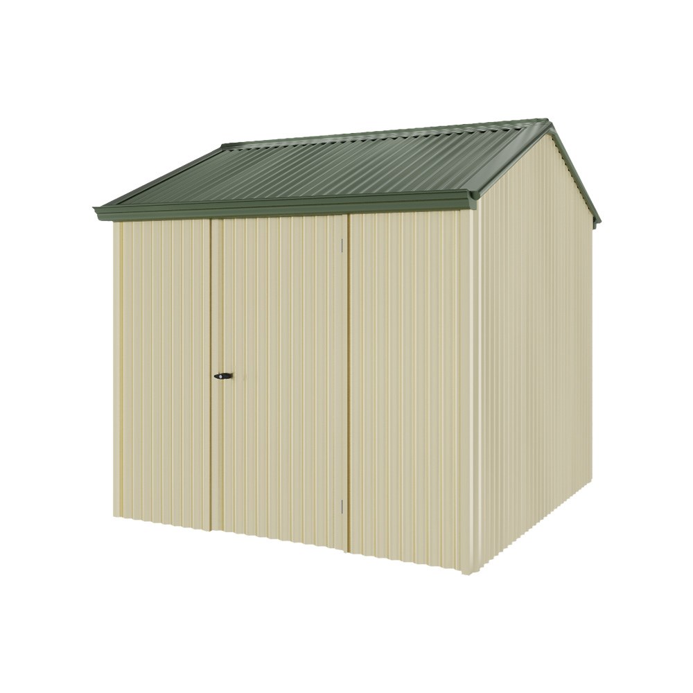 Handi-Heritage Shed H1 2.54X2.52 Roof:Rivergum Wall:Primrose Front/Rear Single Door