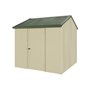 Handi-Heritage Shed H1 2.54X2.52 Roof:Rivergum Wall:Primrose Front/Rear Single Door