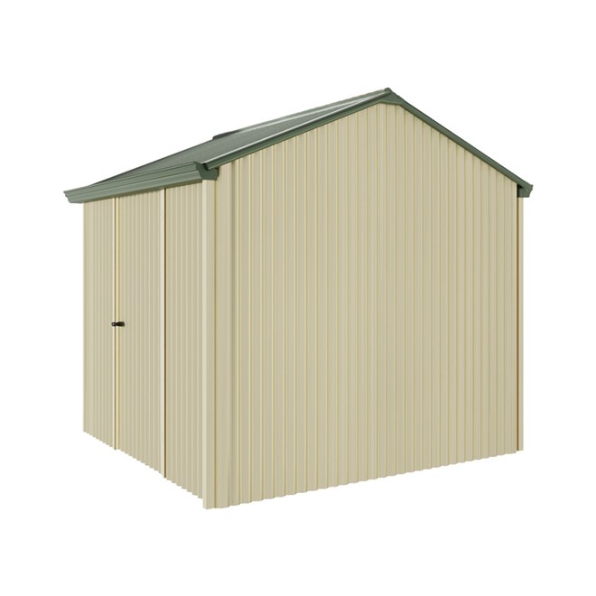Handi-Heritage Shed H1 2.54X2.52 Roof:Rivergum Wall:Primrose Front/Rear Single Door