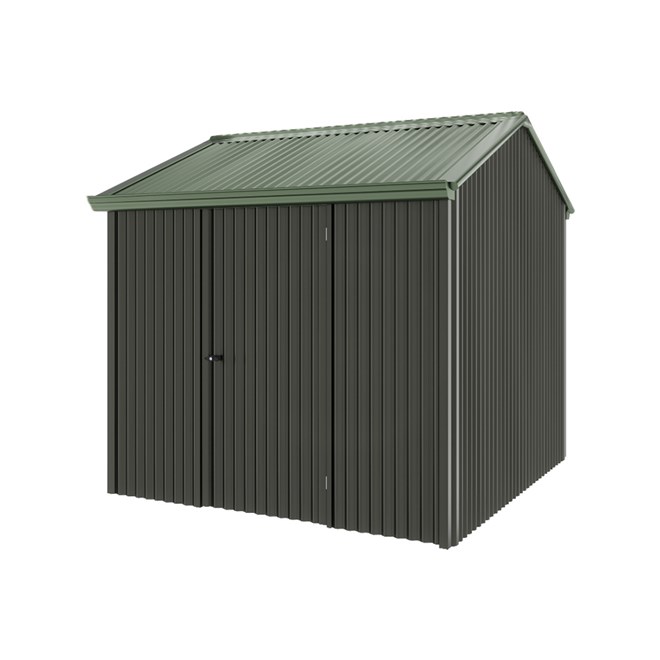 Handi-Heritage Shed H1 2.54X2.52 Roof:Rivergum Wall:Slate Grey Front/Rear Single Door