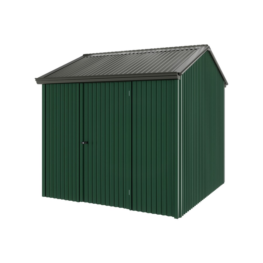 Handi-Heritage Shed H1 2.54X2.52 Roof:Slate Grey Wall:Caulfield Green Front/Rear Single Door