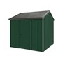 Handi-Heritage Shed H1 2.54X2.52 Roof:Slate Grey Wall:Caulfield Green Front/Rear Single Door