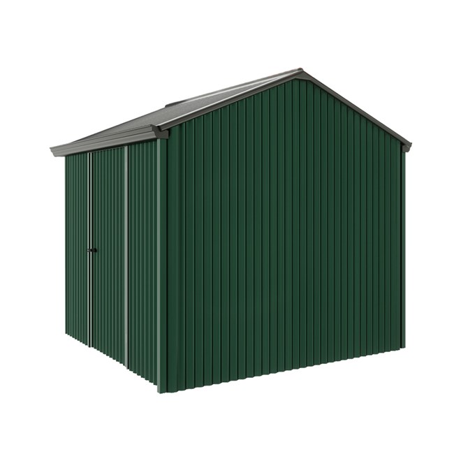 Handi-Heritage Shed H1 2.54X2.52 Roof:Slate Grey Wall:Caulfield Green Front/Rear Single Door