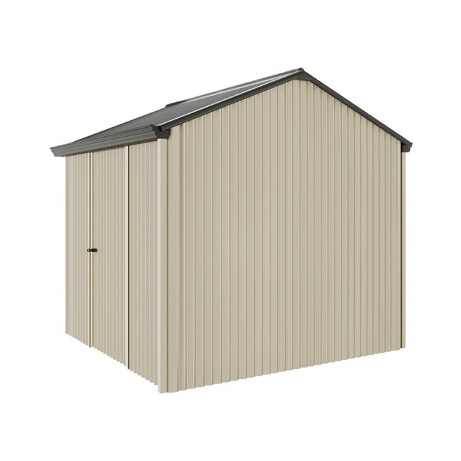 Handi-Heritage Shed H1 2.54X2.52 Roof:Slate Grey Wall:Merino Front/Rear Single Door
