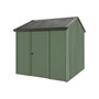 Handi-Heritage Shed H1 2.54X2.52 Roof:Slate Grey Wall:Rivergum Front/Rear Single Door