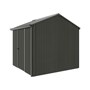Handi-Heritage Shed H1 2.54X2.52 Roof:Slate Grey Wall:Slate Grey Front/Rear Single Door