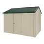 Handi-Heritage Shed H2 3.30X2.52 Roof:Caulfield Green Wall:Merino Front/Rear Single Door
