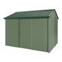 Handi-Heritage Shed H2 3.30X2.52 Roof:Caulfield Green Wall:Rivergum Front/Rear Single Door