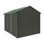 Handi-Heritage Shed H2 3.30X2.52 Roof:Caulfield Green Wall:Slate Grey Front/Rear Single Door