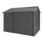 Handi-Heritage Shed H2 3.30X2.52 Roof:Gun Metal Grey Wall:Gun Metal Grey Front/Rear Single Door