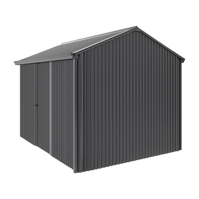 Handi-Heritage Shed H2 3.30X2.52 Roof:Gun Metal Grey Wall:Gun Metal Grey Front/Rear Single Door