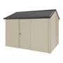 Handi-Heritage Shed H2 3.30X2.52 Roof:Gun Metal Grey Wall:Merino Front/Rear Single Door