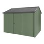 Handi-Heritage Shed H2 3.30X2.52 Roof:Gun Metal Grey Wall:Rivergum Front/Rear Single Door
