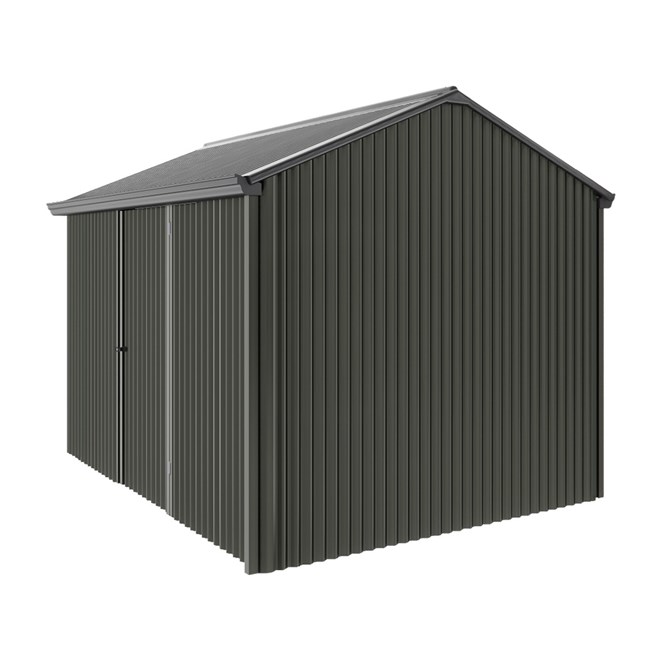 Handi-Heritage Shed H2 3.30X2.52 Roof:Gun Metal Grey Wall:Slate Grey Front/Rear Single Door