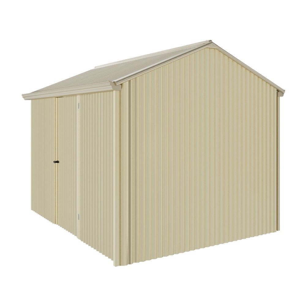 Handi-Heritage Shed H2 3.30X2.52 Roof:Merino Wall:Primrose Front/Rear Single Door