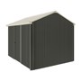 Handi-Heritage Shed H2 3.30X2.52 Roof:Merino Wall:Slate Grey Front/Rear Single Door