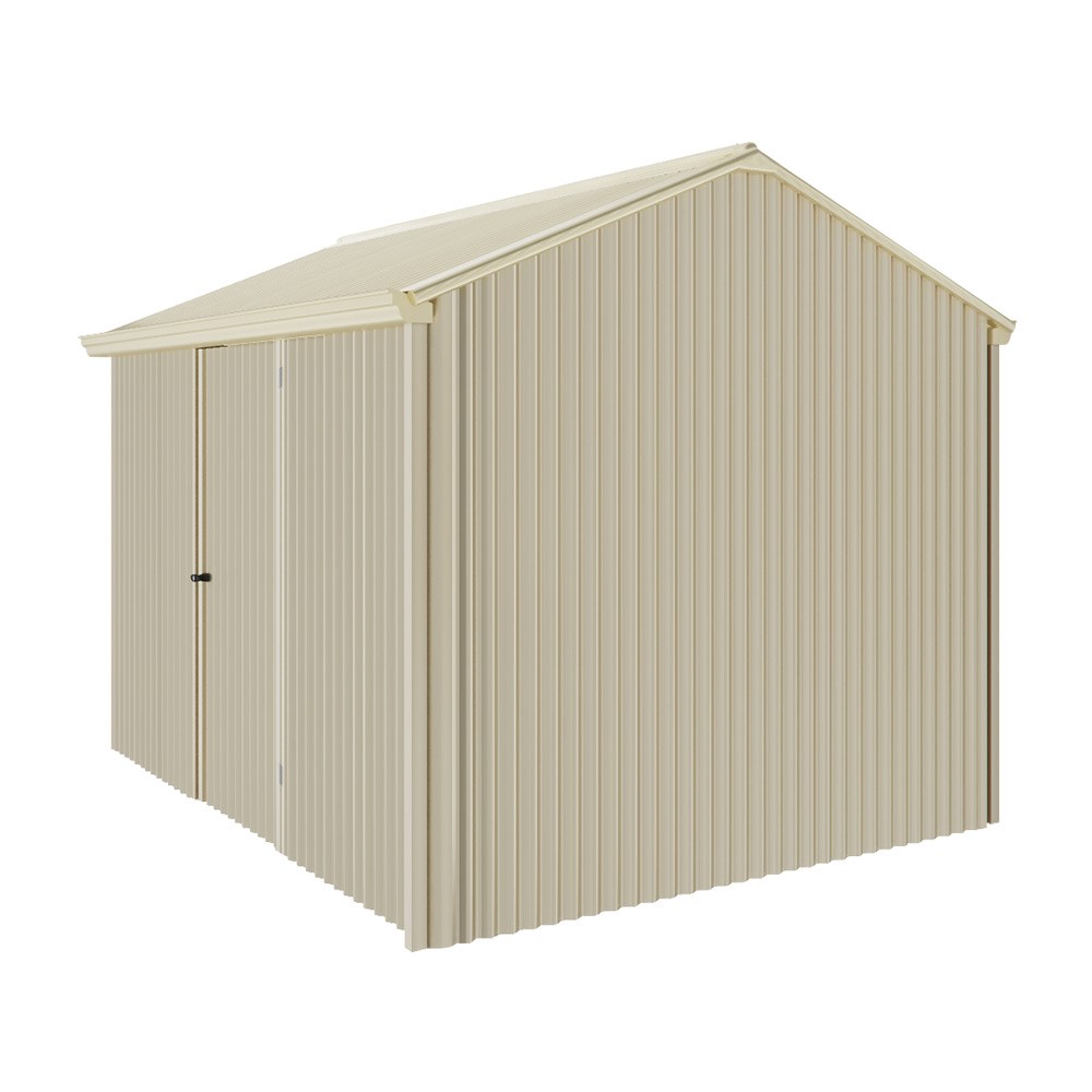 Handi-Heritage Shed H2 3.30X2.52 Roof:Primrose Wall:Merino Front/Rear Single Door