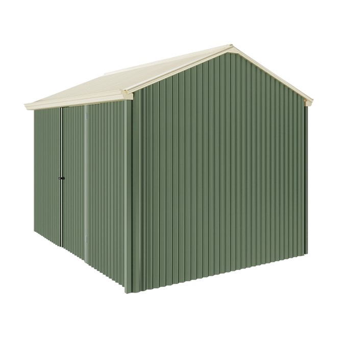 Handi-Heritage Shed H2 3.30X2.52 Roof:Primrose Wall:Rivergum Front/Rear Single Door