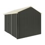 Handi-Heritage Shed H2 3.30X2.52 Roof:Primrose Wall:Slate Grey Front/Rear Single Door