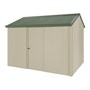 Handi-Heritage Shed H2 3.30X2.52 Roof:Rivergum Wall:Merino Front/Rear Single Door