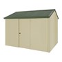 Handi-Heritage Shed H2 3.30X2.52 Roof:Rivergum Wall:Primrose Front/Rear Single Door