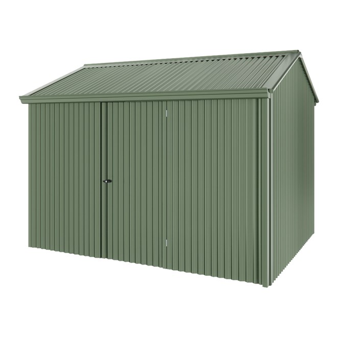 Handi-Heritage Shed H2 3.30X2.52 Roof:Rivergum Wall:Rivergum Front/Rear Single Door