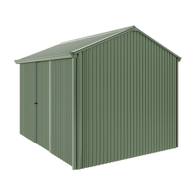 Handi-Heritage Shed H2 3.30X2.52 Roof:Rivergum Wall:Rivergum Front/Rear Single Door