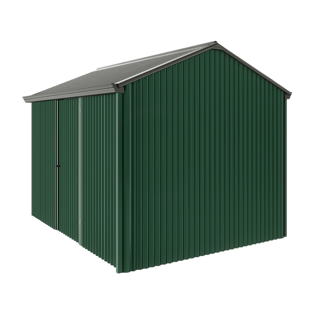 Handi-Heritage Shed H2 3.30X2.52 Roof:Slate Grey Wall:Caulfield Green Front/Rear Single Door
