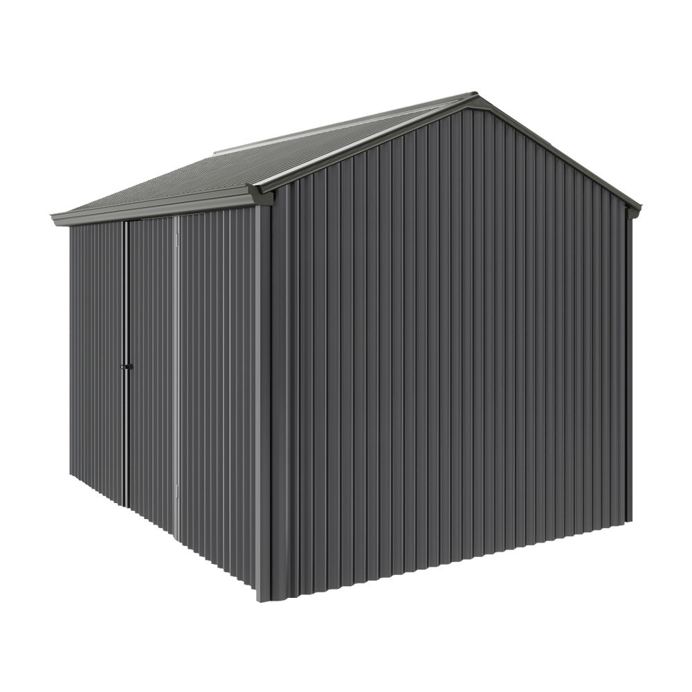 Handi-Heritage Shed H2 3.30X2.52 Roof:Slate Grey Wall:Gun Metal Grey Front/Rear Single Door
