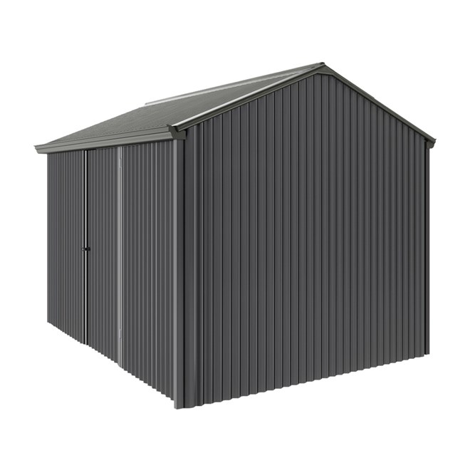 Handi-Heritage Shed H2 3.30X2.52 Roof:Slate Grey Wall:Gun Metal Grey Front/Rear Single Door