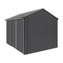 Handi-Heritage Shed H2 3.30X2.52 Roof:Slate Grey Wall:Gun Metal Grey Front/Rear Single Door
