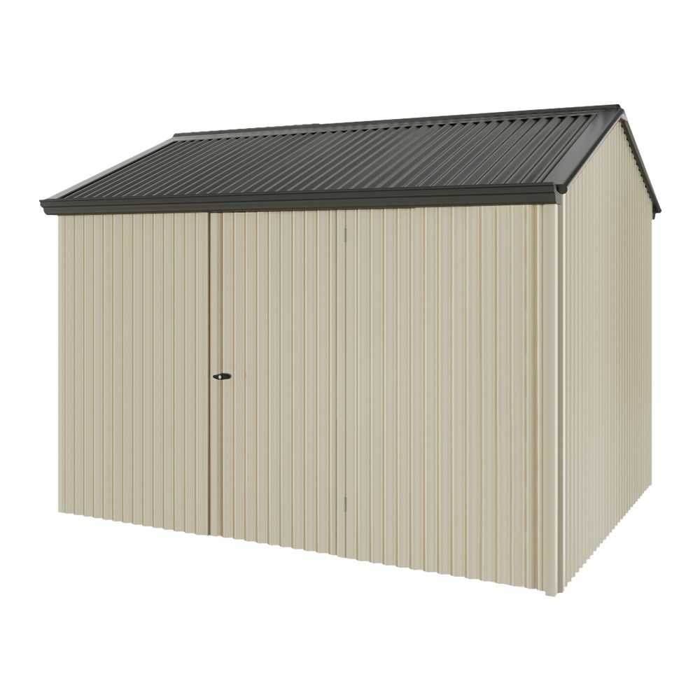 Handi-Heritage Shed H2 3.30X2.52 Roof:Slate Grey Wall:Merino Front/Rear Single Door
