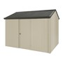 Handi-Heritage Shed H2 3.30X2.52 Roof:Slate Grey Wall:Merino Front/Rear Single Door
