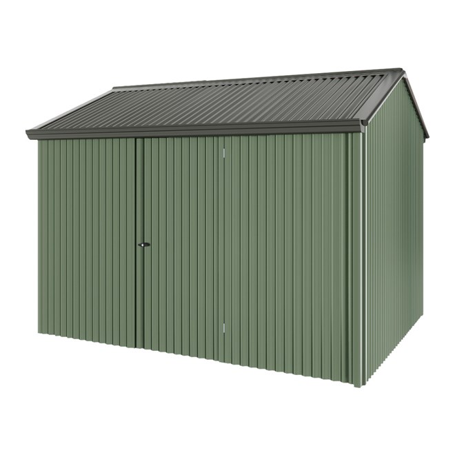 Handi-Heritage Shed H2 3.30X2.52 Roof:Slate Grey Wall:Rivergum Front/Rear Single Door