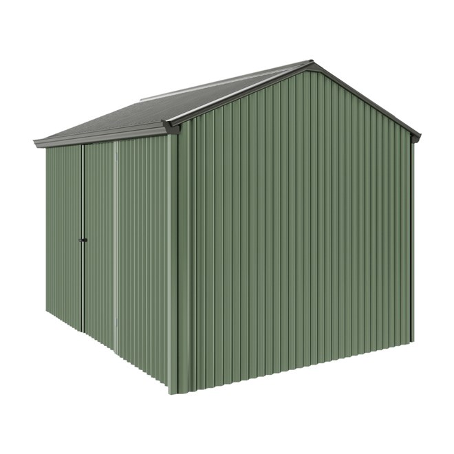 Handi-Heritage Shed H2 3.30X2.52 Roof:Slate Grey Wall:Rivergum Front/Rear Single Door