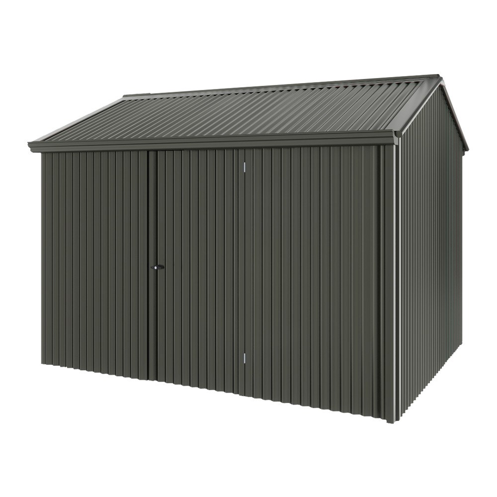 Handi-Heritage Shed H2 3.30X2.52 Roof:Slate Grey Wall:Slate Grey Front/Rear Single Door