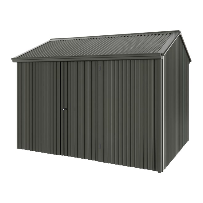 Handi-Heritage Shed H2 3.30X2.52 Roof:Slate Grey Wall:Slate Grey Front/Rear Single Door