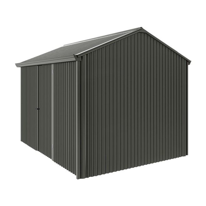 Handi-Heritage Shed H2 3.30X2.52 Roof:Slate Grey Wall:Slate Grey Front/Rear Single Door
