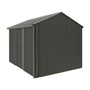 Handi-Heritage Shed H2 3.30X2.52 Roof:Slate Grey Wall:Slate Grey Front/Rear Single Door