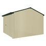 Handi-Heritage Shed H3 3.30X3.30 Roof:Caulfield Green Wall:Primrose Front/Rear Single Door