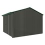 Handi-Heritage Shed H3 3.30X3.30 Roof:Caulfield Green Wall:Slate Grey Front/Rear Single Door