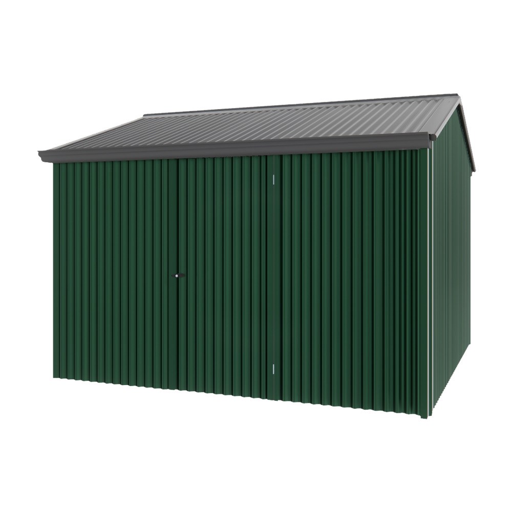 Handi-Heritage Shed H3 3.30X3.30 Roof:Gun Metal Grey Wall:Caulfield Green Front/Rear Single Door