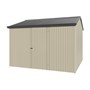 Handi-Heritage Shed H3 3.30X3.30 Roof:Gun Metal Grey Wall:Merino Front/Rear Single Door