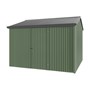 Handi-Heritage Shed H3 3.30X3.30 Roof:Gun Metal Grey Wall:Rivergum Front/Rear Single Door