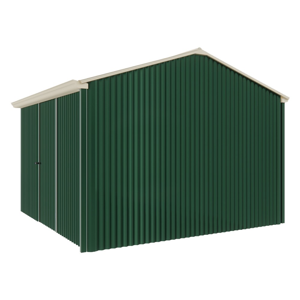 Handi-Heritage Shed H3 3.30X3.30 Roof:Merino Wall:Caulfield Green Front/Rear Single Door