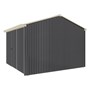 Handi-Heritage Shed H3 3.30X3.30 Roof:Merino Wall:Gun Metal Grey Front/Rear Single Door