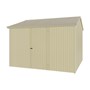 Handi-Heritage Shed H3 3.30X3.30 Roof:Merino Wall:Primrose Front/Rear Single Door