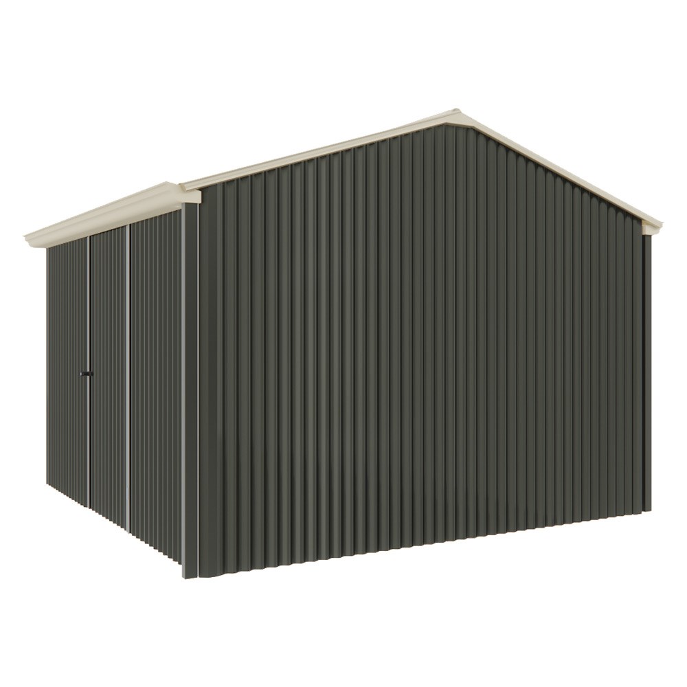 Handi-Heritage Shed H3 3.30X3.30 Roof:Merino Wall:Slate Grey Front/Rear Single Door