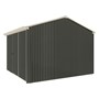Handi-Heritage Shed H3 3.30X3.30 Roof:Merino Wall:Slate Grey Front/Rear Single Door